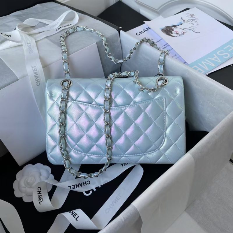 Chanel Small Classic Handbag Gradient Metal - Image 2