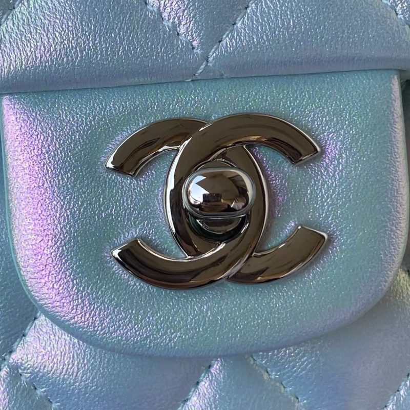 Chanel Small Classic Handbag Gradient Metal - Image 3