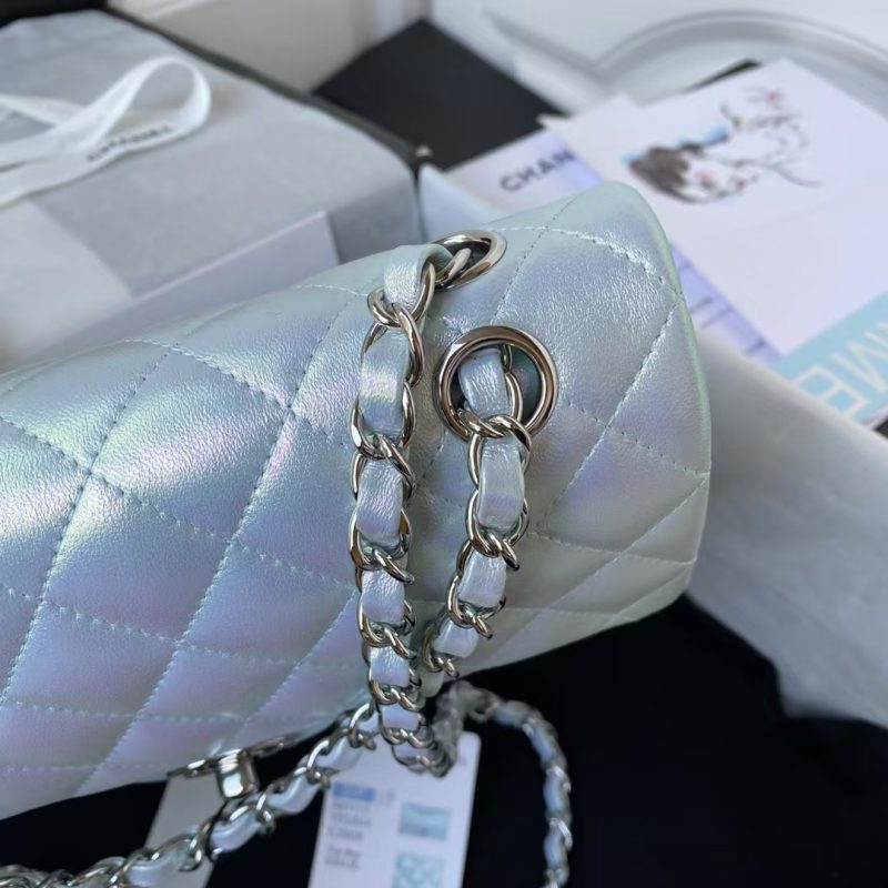 Chanel Small Classic Handbag Gradient Metal - Image 4