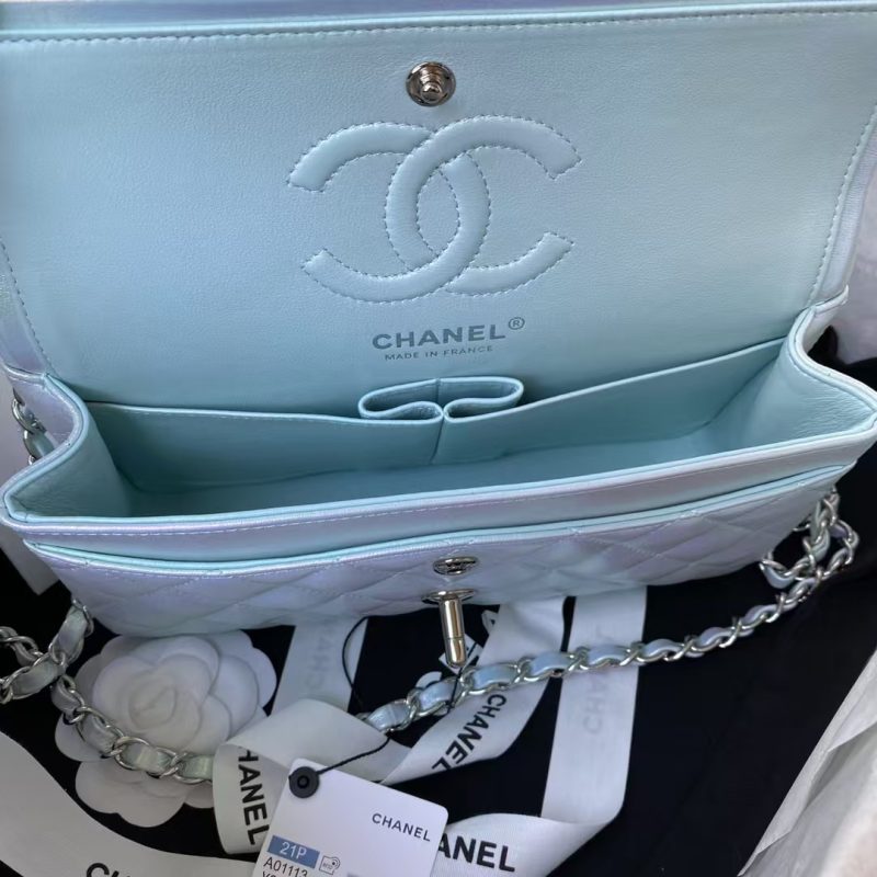 Chanel Small Classic Handbag Gradient Metal - Image 6