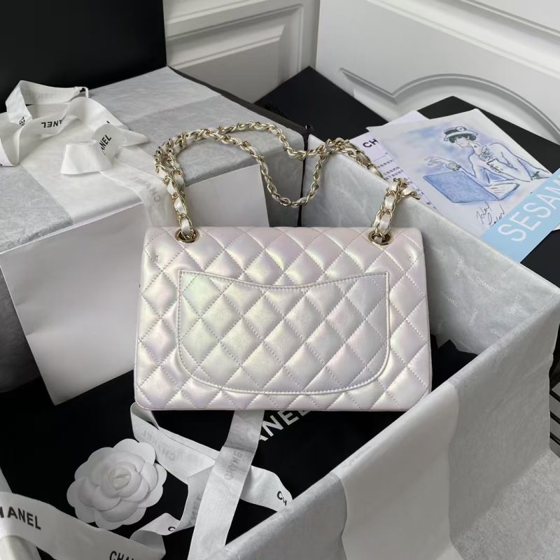 Chanel Small Classic Handbag Gradient Metal - Image 2
