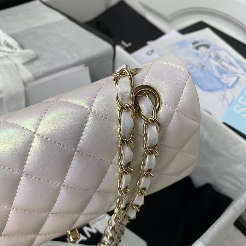 Chanel Small Classic Handbag Gradient Metal - Image 4