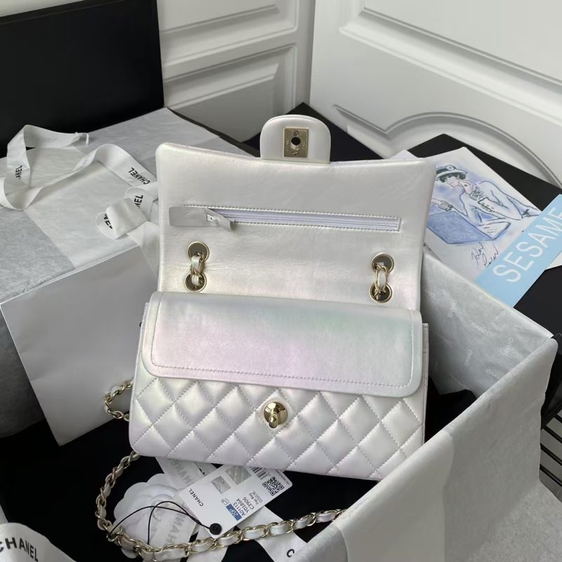 Chanel Small Classic Handbag Gradient Metal - Image 5