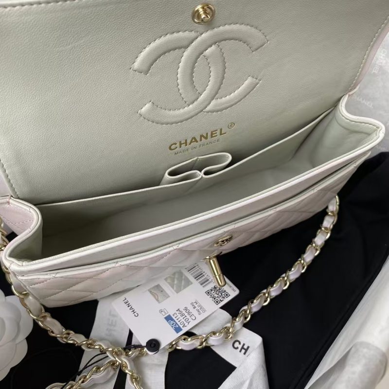 Chanel Small Classic Handbag Gradient Metal - Image 6