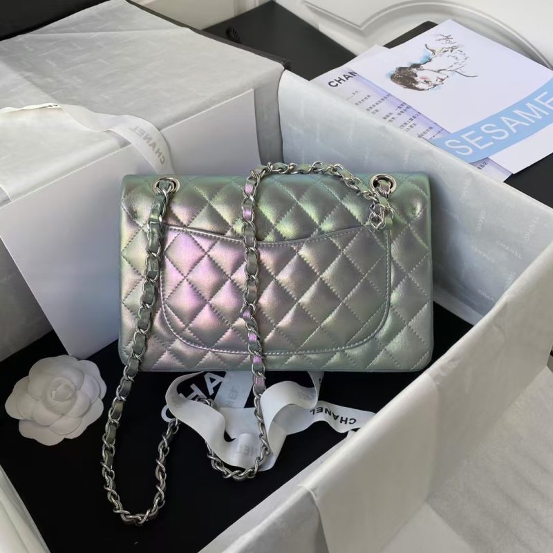 Chanel Small Classic Handbag Gradient Metal - Image 2
