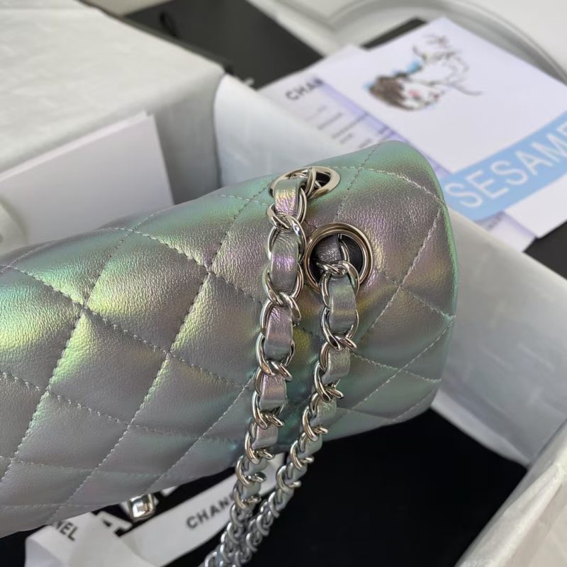 Chanel Small Classic Handbag Gradient Metal - Image 4