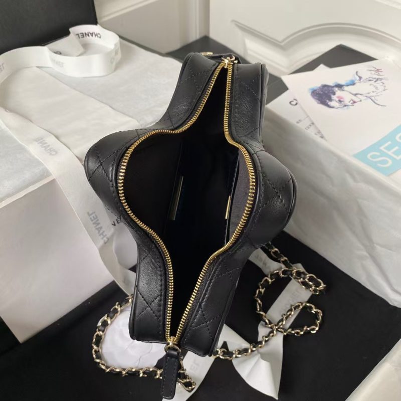 Chanel 24C AS4579 Star Bag Black Lambskin Light Gold Hardware - Image 3