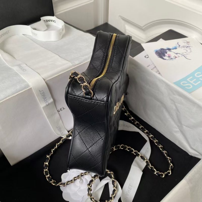 Chanel 24C AS4579 Star Bag Black Lambskin Light Gold Hardware - Image 4
