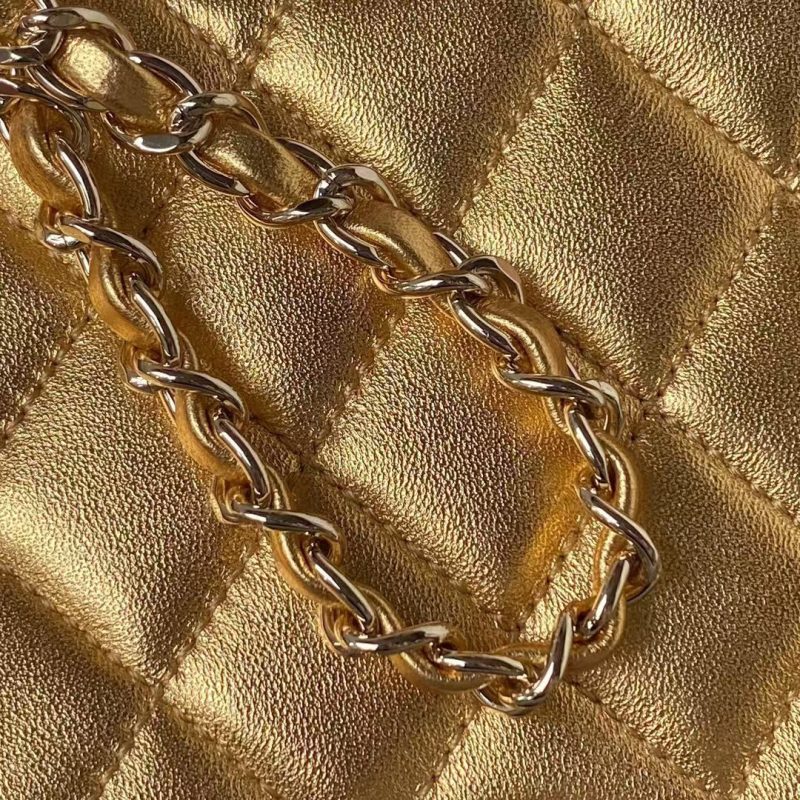 Chanel 24C AS4579 Star Bag Metallic Gold Lambskin Gold Hardware - Image 5