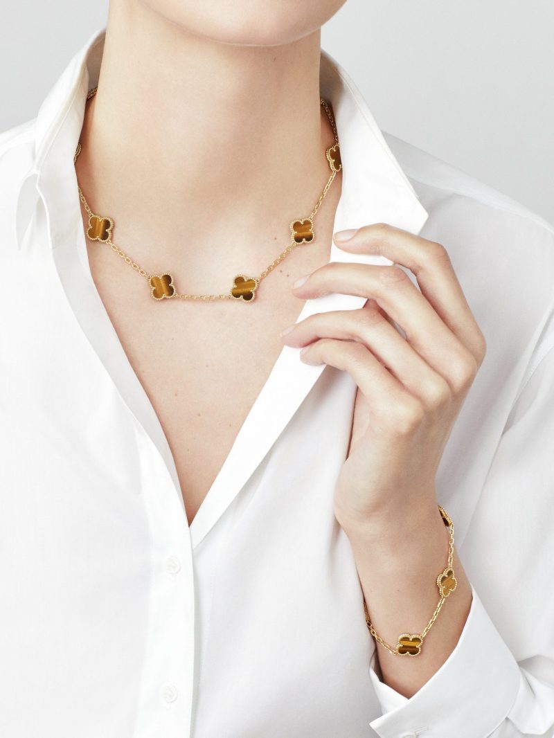 Vintage Alhambra necklace, 10 motifs - Image 2
