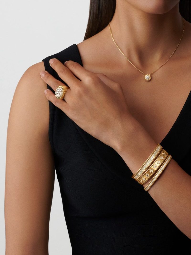 Perlee diamonds bracelet, 3 rows, medium model - Image 3