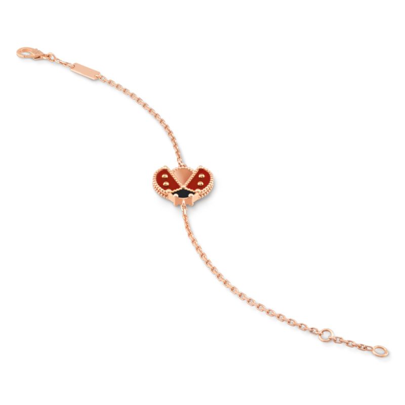 Lucky Spring bracelet, open wings ladybug - Image 3