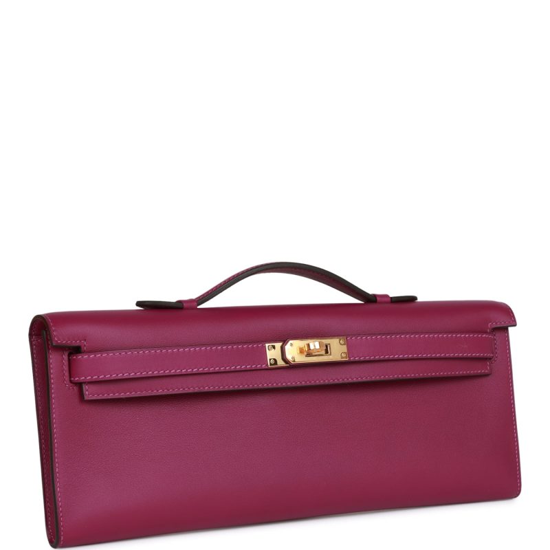 Hermes Kelly Cut Anemone Swift Gold Hardware - Image 2