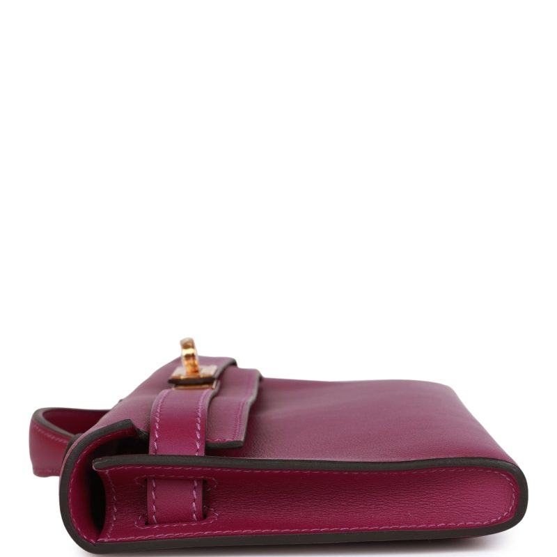 Hermes Kelly Cut Anemone Swift Gold Hardware - Image 3