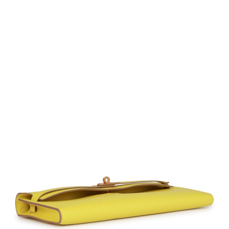 Hermes Kelly Cut Lime Swift Gold Hardware - Image 6