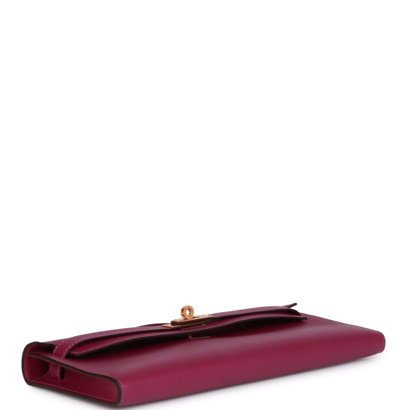 Hermes Kelly Cut Anemone Swift Gold Hardware - Image 6