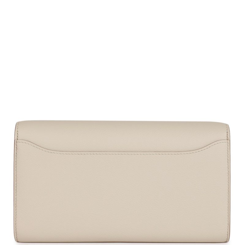 Hermes Constance Wallet To Go Beton Evercolor Gold Hardware - Image 4