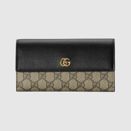GG Marmont Bi-Color Continental Wallet