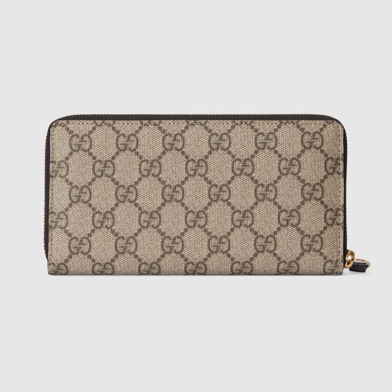 GG Marmont Bi-Color Zip Around Wallet - Image 3