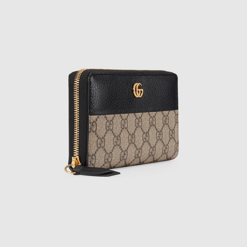 GG Marmont Bi-Color Zip Around Wallet - Image 4