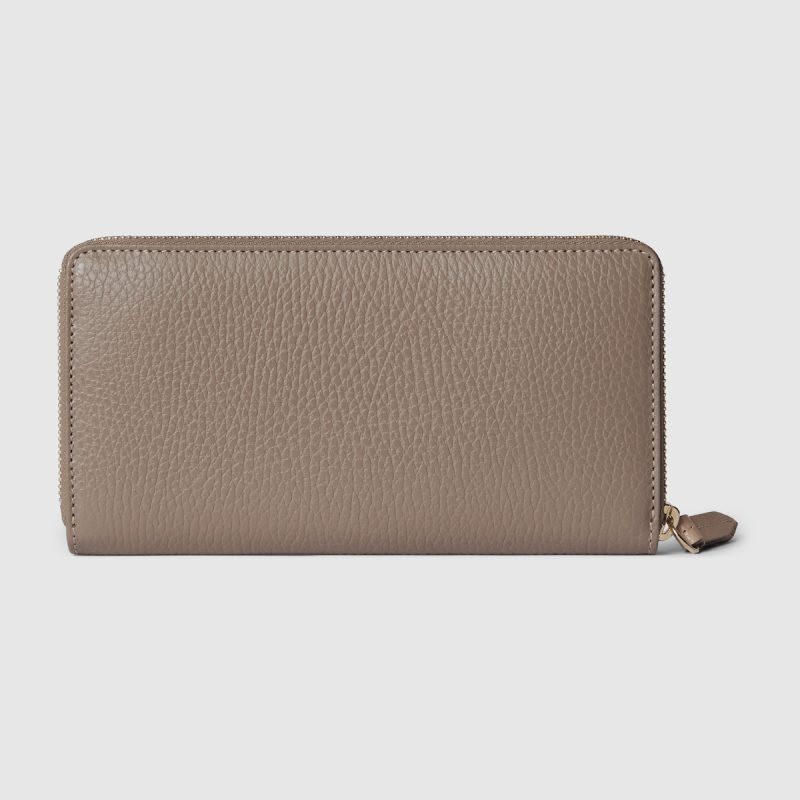 GG Marmont Pink Interior Zip Around Wallet - Image 4