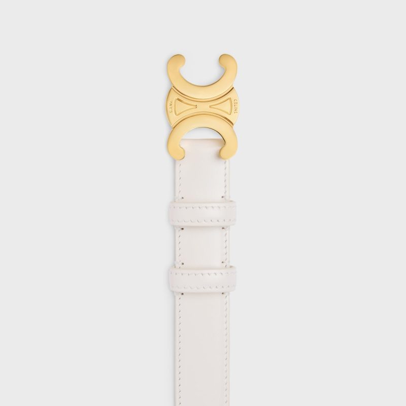 Medium Triomphe Belt in Taurillon Leather - Image 3