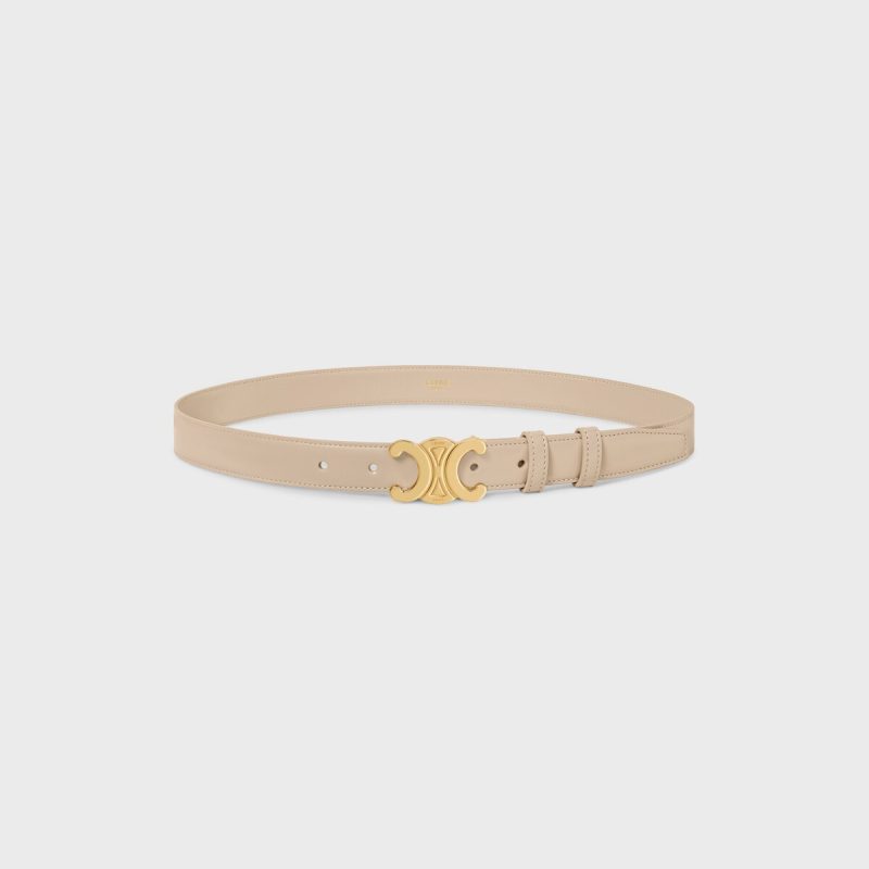 Medium Triomphe Belt in Taurillon Leather