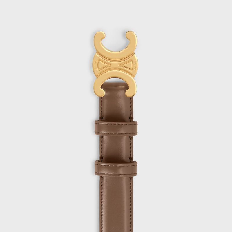 Medium Triomphe Belt in Taurillon Leather - Image 3