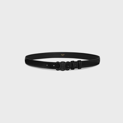 Medium Triomphe Belt in Taurillon Leather