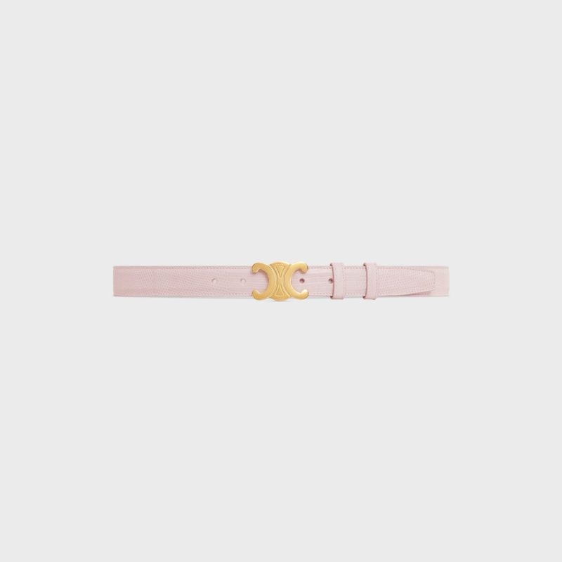Medium Triomphe Belt in Lizard - Image 2