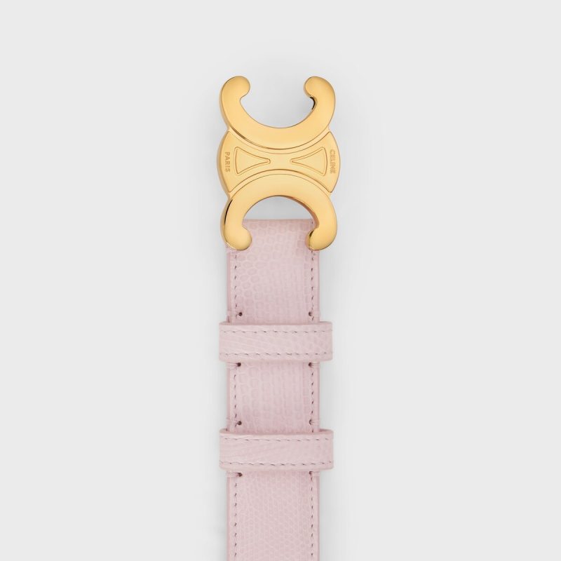 Medium Triomphe Belt in Lizard - Image 3