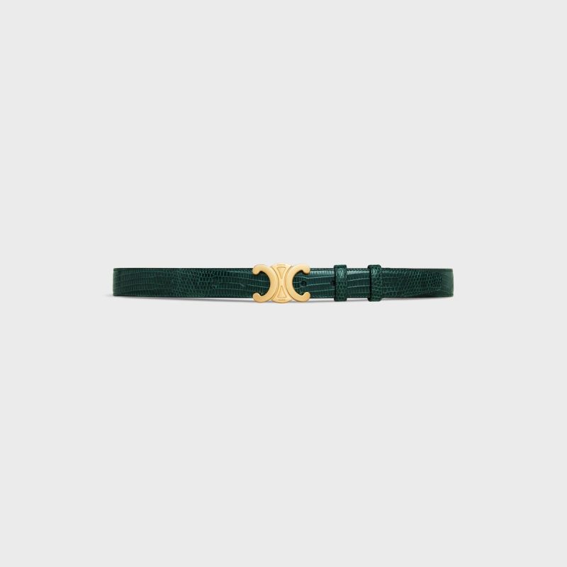 Medium Triomphe Belt in Lizard - Image 2