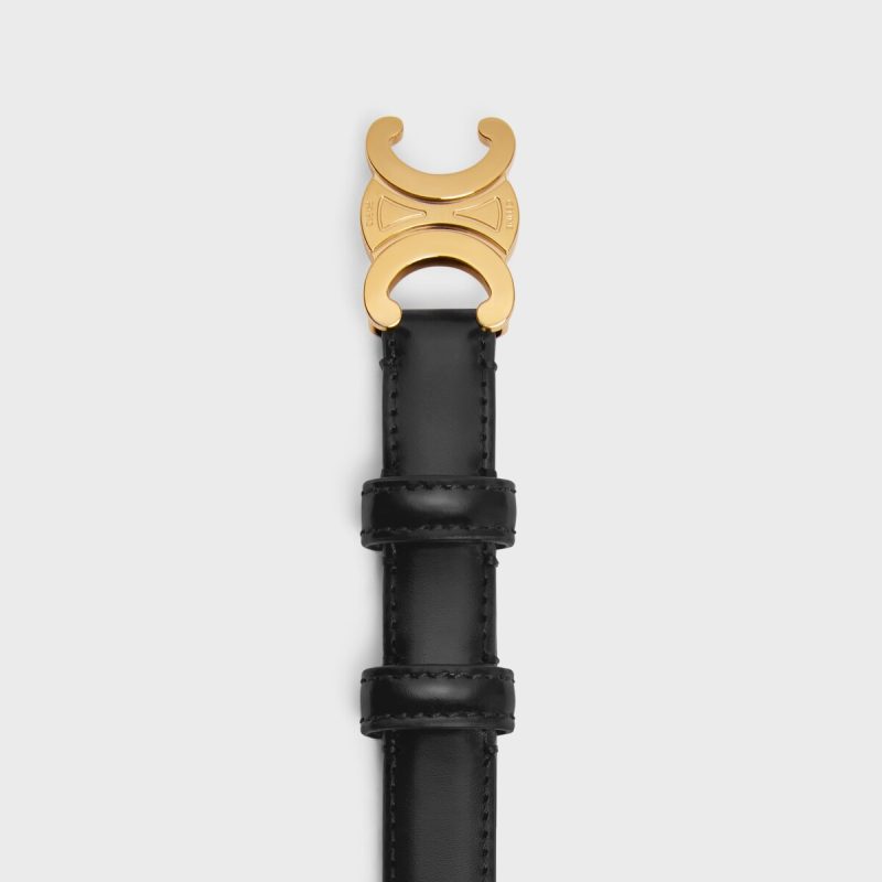 Small Triomphe Belt in Taurillon Leather - Image 3