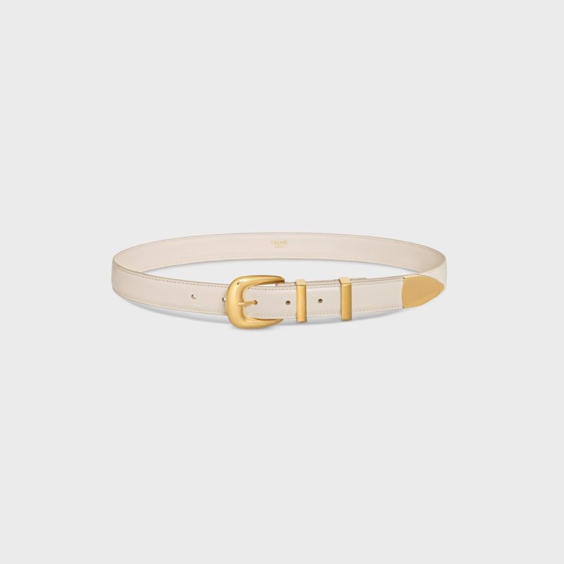 MEDIUM WESTERN BELT in Taurillon Leather