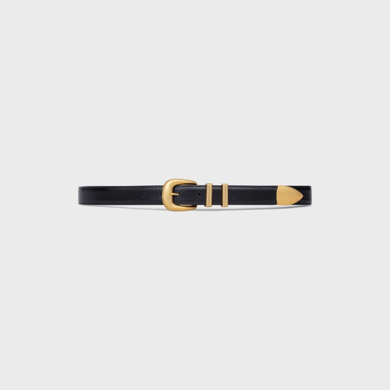 MEDIUM WESTERN BELT in Taurillon Leather - Image 2