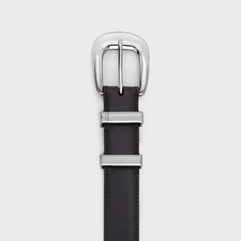 MEDIUM WESTERN BELT in Taurillon Leather - Image 3