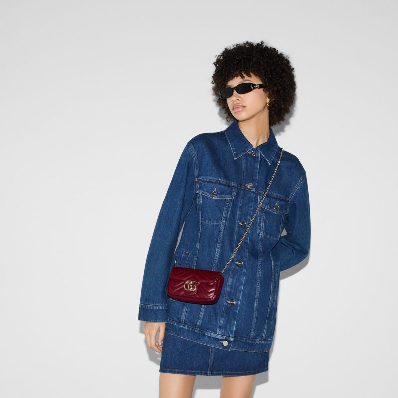 GG Marmont Leather Super Mini Bag - Image 3