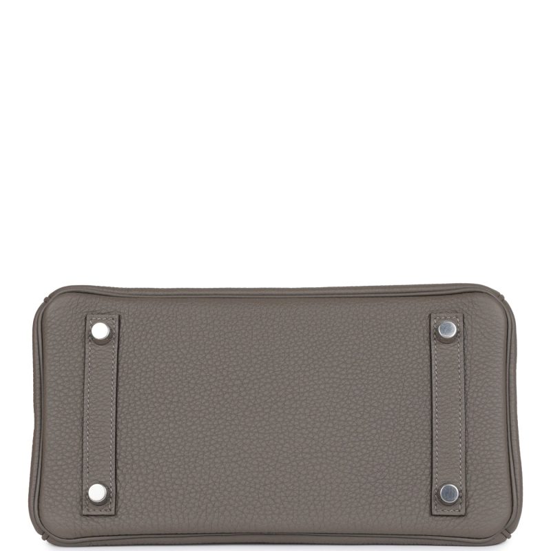 Hermes Birkin 25 Gris Meyer Togo Palladium Hardware - Image 6