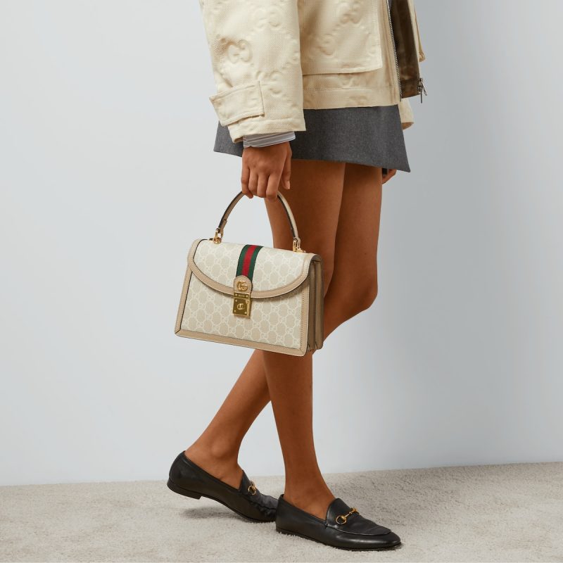 Ophidia GG Small Top Handle Bag - Image 3