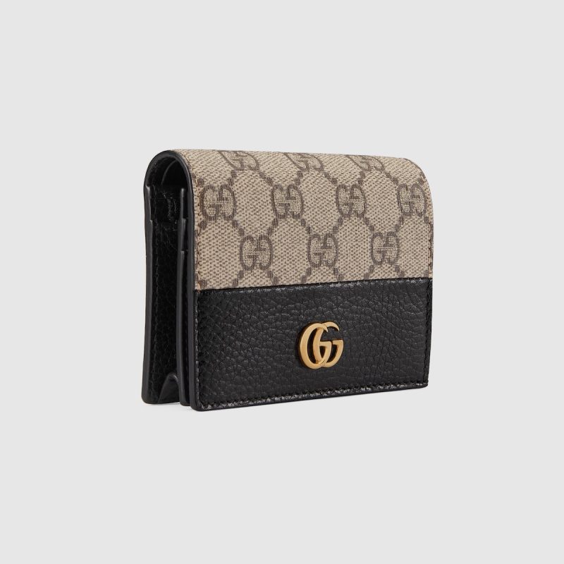 GG Marmont Bi-Color Card Case Wallet - Image 4