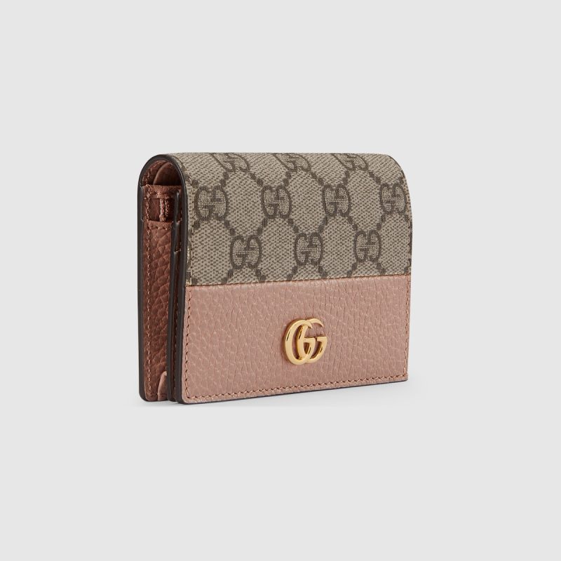 GG Marmont Bi-Color Card Case Wallet - Image 4