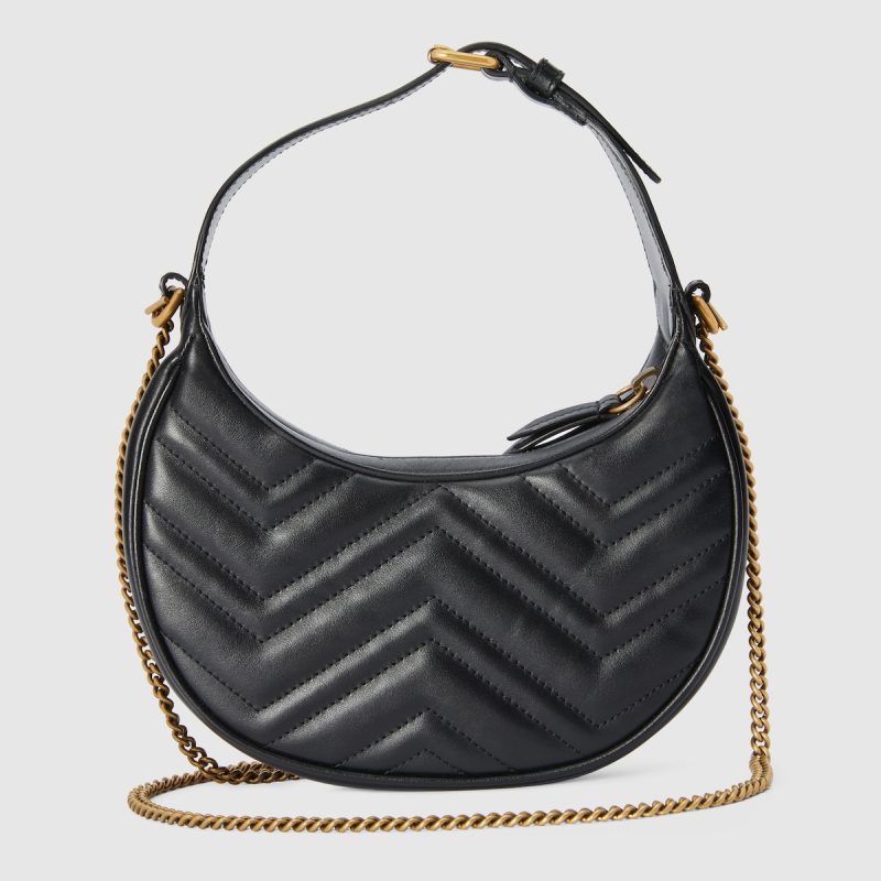GG Marmont Half-Moon-Shaped Mini Bag - Image 4