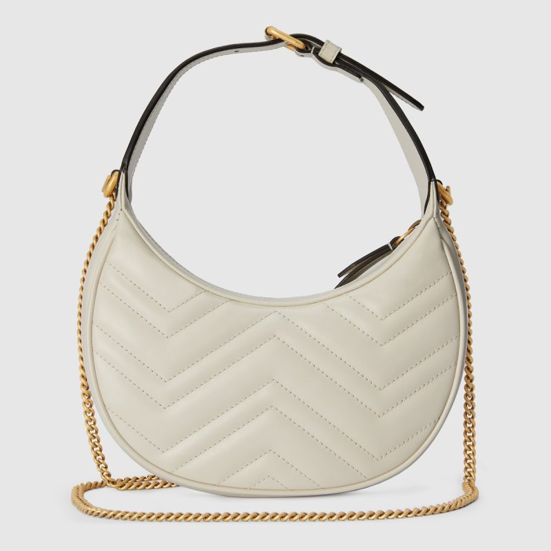 GG Marmont Half-Moon-Shaped Mini Bag - Image 4