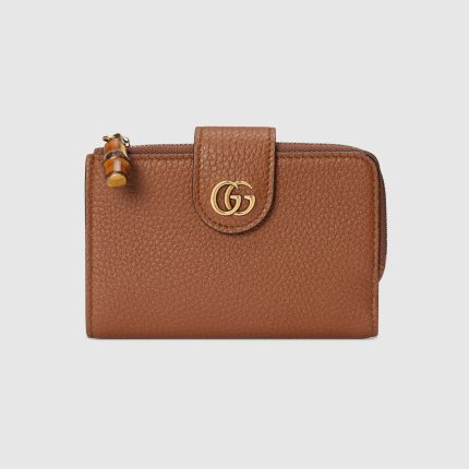 Medium Bamboo Double G Wallet