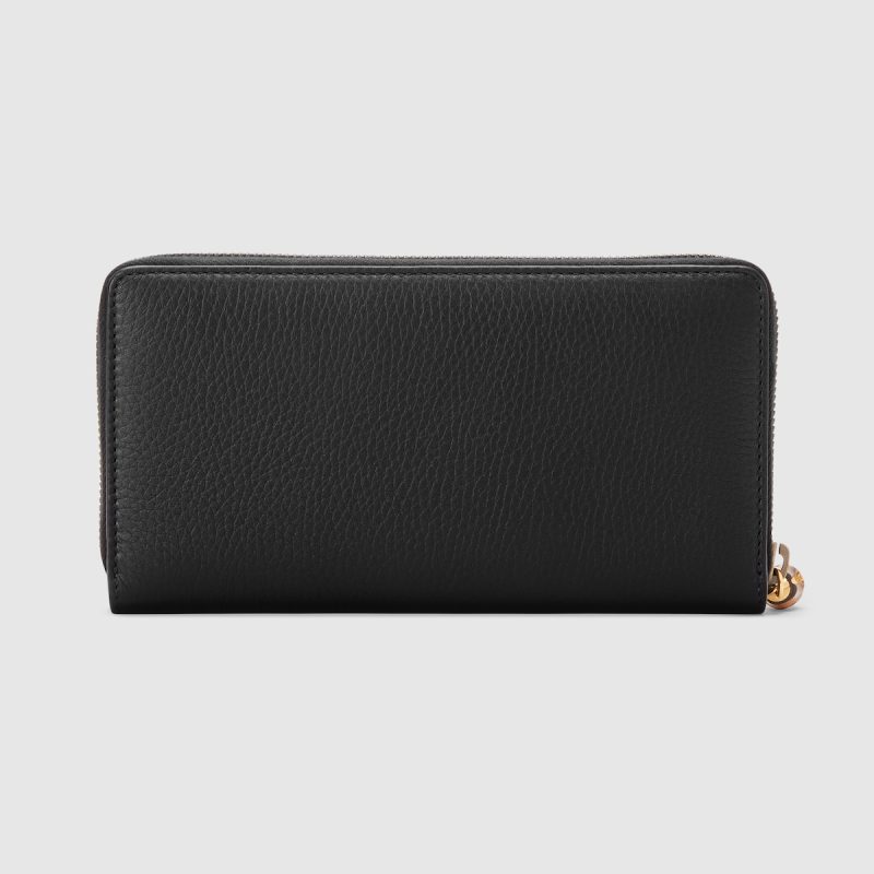 Zip Around Gucci Wallet With Bamboo - Image 4