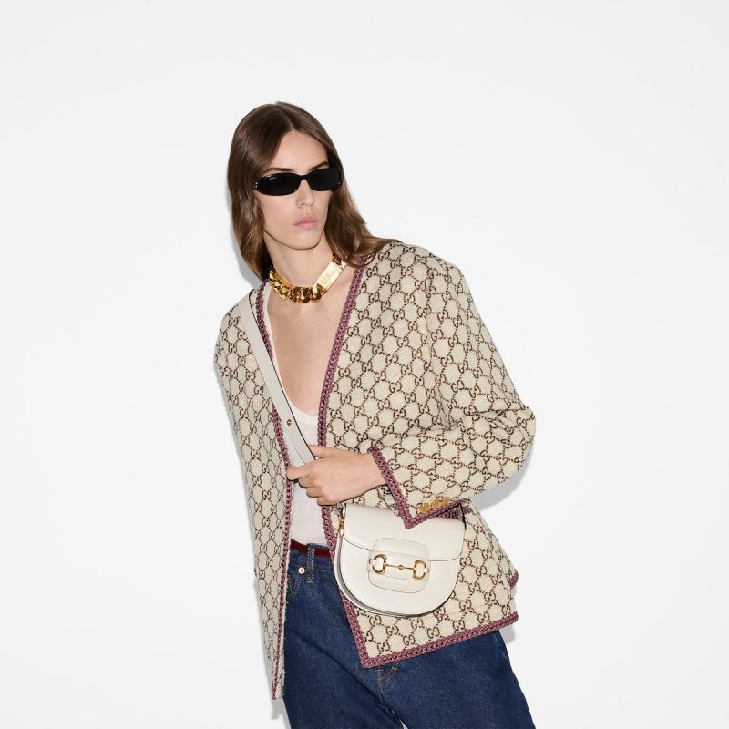Gucci Horsebit 1955 Mini Rounded Bag - Image 3