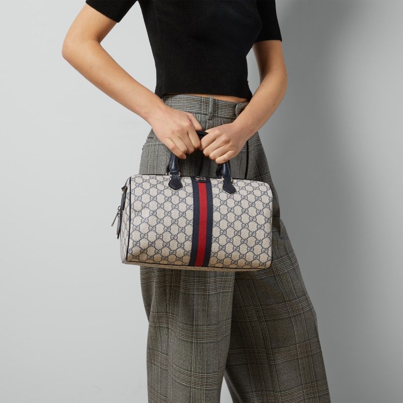 Ophidia Medium Top Handle Bag - Image 3