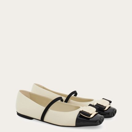 New Vara plate bicolor ballet flat