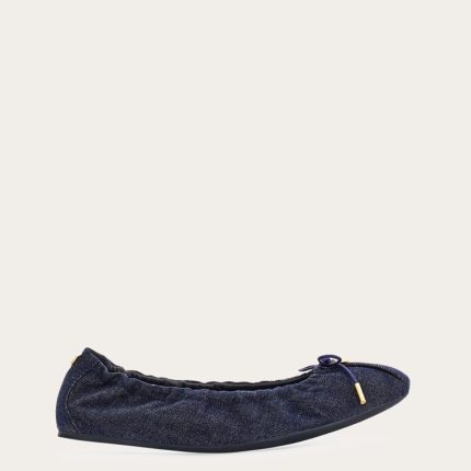 Elasticated ballet flat