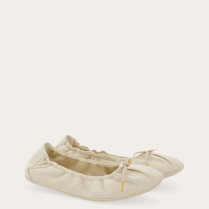Elasticated ballet flat
